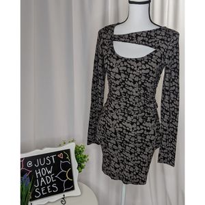 TRACY REESE Front Keyhole Cutout Bodycon Dress